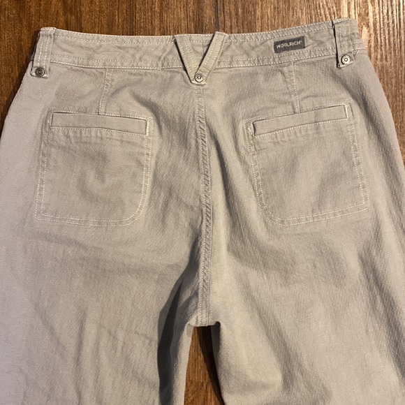 Woolrich Tan Cargo Capri-99% Cotton-Women’s Size 8 - Picture 12 of 15